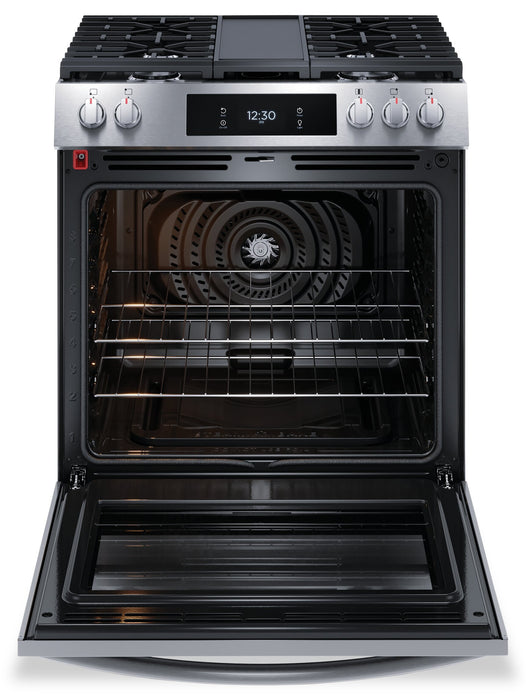 Cuisinière à gaz Frigidaire Gallery de 6 pi³ avec convection totale et friture à air - acier inoxydable Smudge-ProofMD - GCFG3060BF