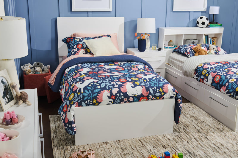 Pouf de rangement carré Halifax de 14,75 po en tissu - orange