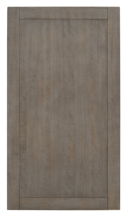 Table à café traditionnelle Hanson de 50 po en pin - gris tourterelle