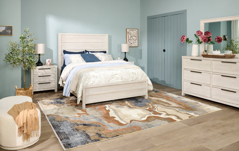 Ensemble de draps Basic BEDGEARMD 4 pièces pour grand lit - brume