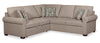Sofa-lit sectionnel de gauche Haven de Scott Living 2 pièces en tissu de chenille - taupe