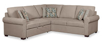  Sofa-lit sectionnel de gauche Haven de Scott Living 2 pièces en tissu de chenille - taupe