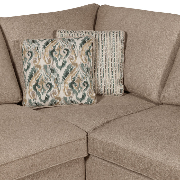 Sofa-lit sectionnel de droite Haven de Scott Living 2 pièces en tissu de chenille - taupe