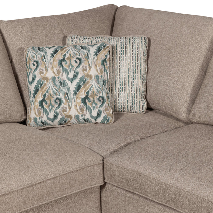 Sofa sectionnel de droite Haven de Scott Living 2 pièces en tissu de chenille - taupe