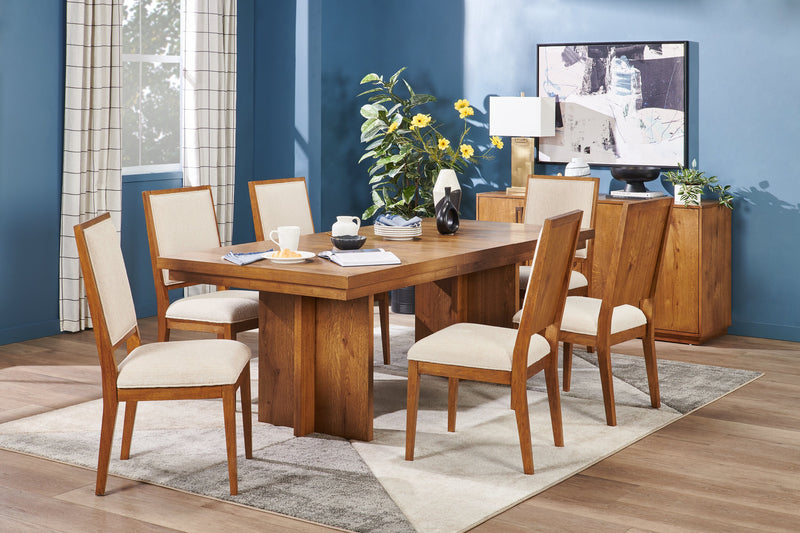 Desserte de salle à manger Henri de Scott Living de 60 po (L) en bois avec rangement - brune