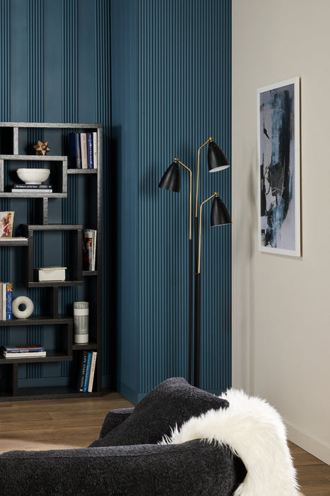 Œuvre d’art encadrée au fini lin « Abstract I » - 26 po x 38 po