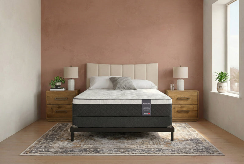 Ensemble matelas moelleux à Euro-plateau Encore Imagine de Springwall pour grand lit 