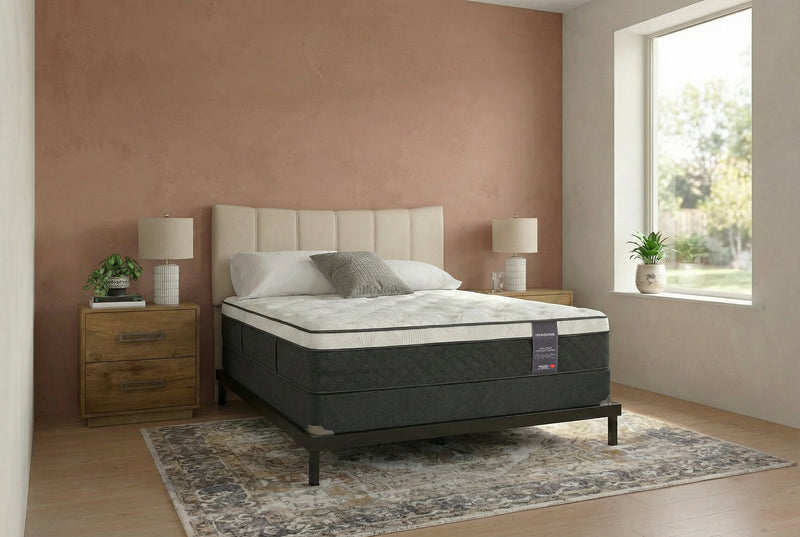 Ensemble matelas moelleux à Euro-plateau Encore Imagine de Springwall pour grand lit 