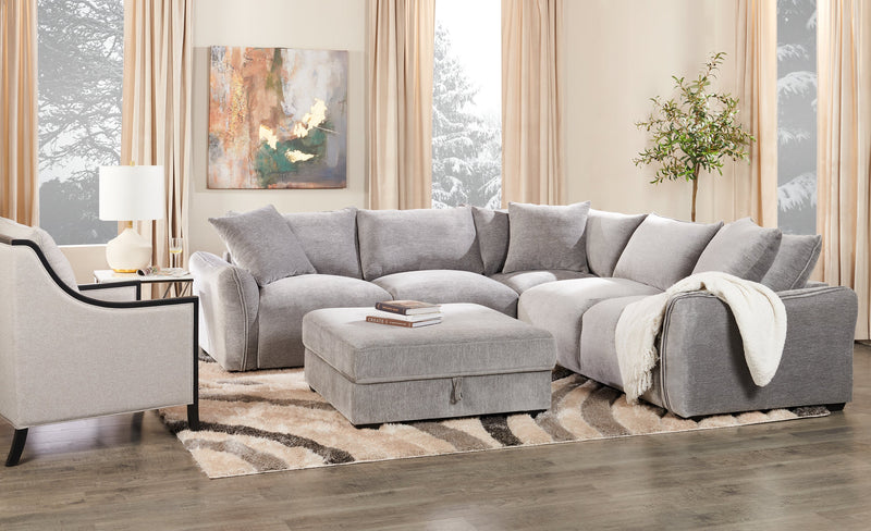 Lampe de table Iris de Kort & Co. de 25 po en céramique, crème et dorée