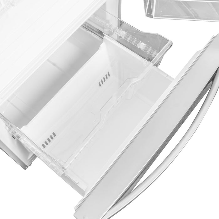 Réfrigérateur d’appartement Danby Designer de 18,7 pi³ et de 29,5 po à congélateur inférieur - acier inoxydable - DBM187E1SSDB