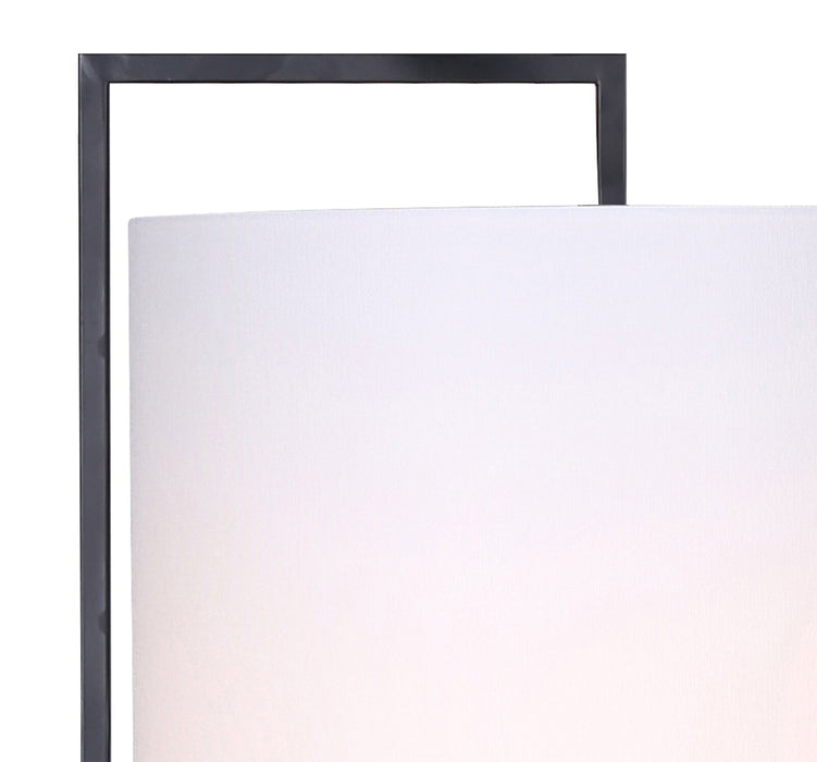 Ensemble 2 lampes Jax de Kort & Co. noir mat et doré avec recharge USB, 1 lampe à pied et 1 lampe de table