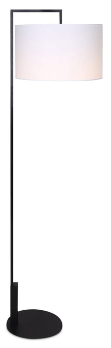 Ensemble 2 lampes Jax de Kort & Co. noir mat et doré avec recharge USB, 1 lampe à pied et 1 lampe de table