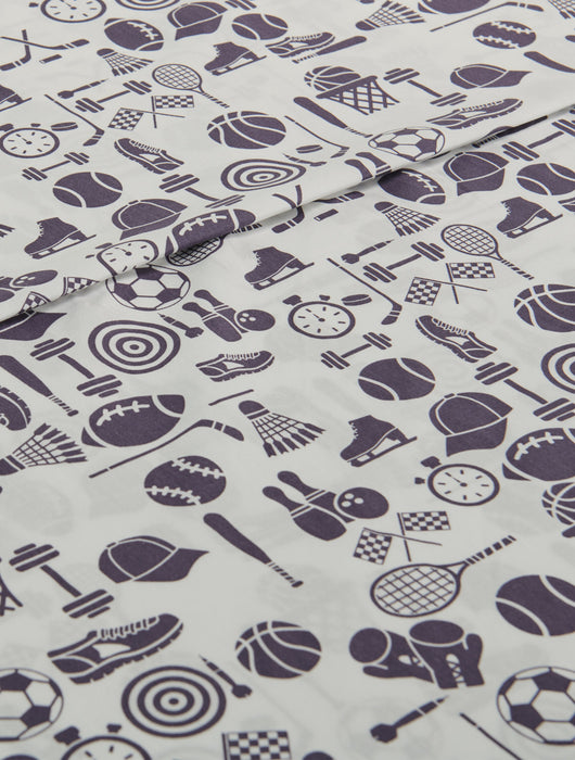 Ensemble de draps Joey 4 pièces en coton pour lit double