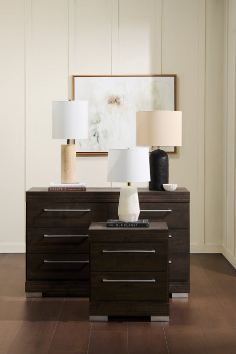 Lampe de table moderne Jones de 24 po en céramique - noir vieilli