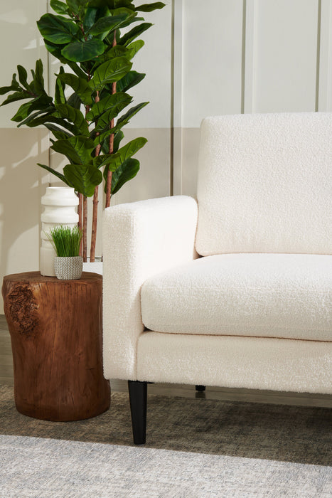 Table d'appoint Jordy de 15 po en imitation de bois - naturelle