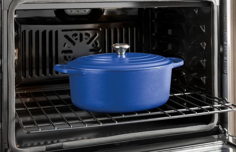 Four mural simple électrique GE de 5 pi3 et de 30 po avec friture à air sans préchauffage - acier inoxydable - JTS5000SVSS