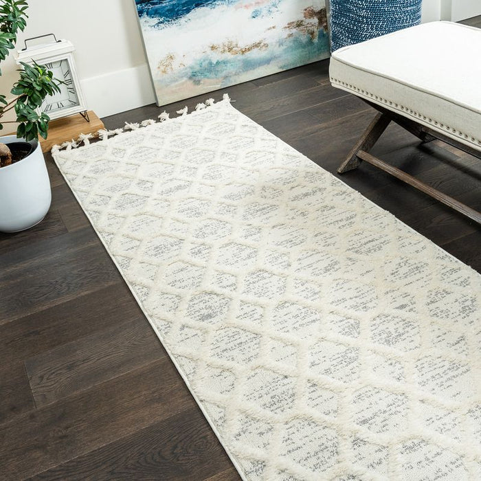 Carpette à poil long Quinto Nexus - 2 pi 7 po x 8 pi