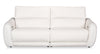 Sofa à inclinaison électrique Kailyn de Cindy Crawford Home de 92 po en tissu avec appuie-têtes électriques- beige 