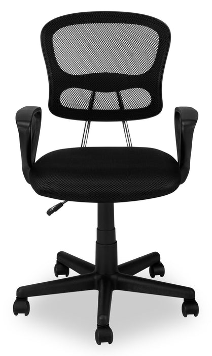 Chaise de bureau Kalvin de 21,5 po - noire