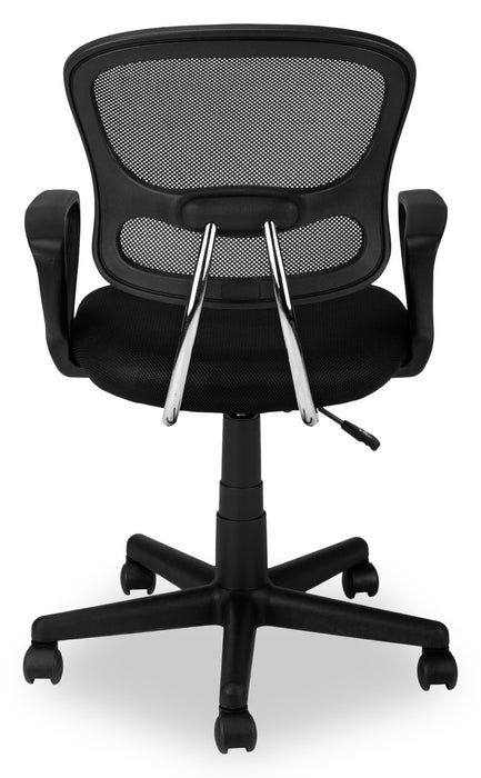 Chaise de bureau Kalvin de 21,5 po - noire