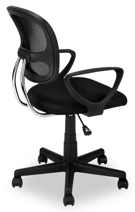 Chaise de bureau Kalvin de 21,5 po - noire