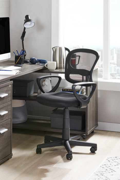 Chaise de bureau Kalvin de 21,5 po - noire