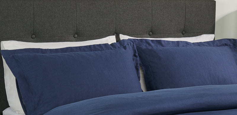 Ensemble de housse de couette Indigo 3 pièces de Kort & Co. pour très grand lit