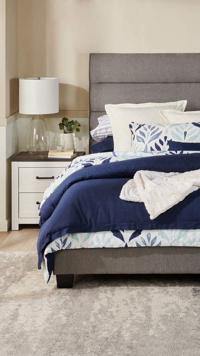 Ensemble de housse de couette Indigo 3 pièces de Kort & Co. pour grand lit - bleu marine