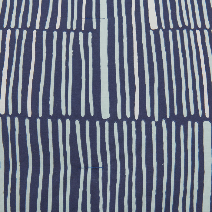 Ensemble d'édredon Lines 4 pièces de Kort & Co. pour très grand lit - bleu