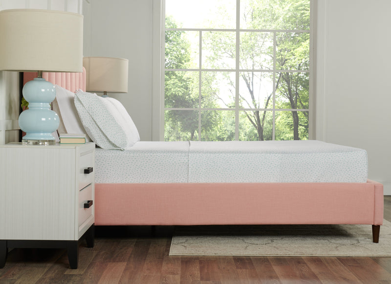 Ensemble de draps Mark 4 pièces de Kort & Co. pour grand lit - blue et blanc