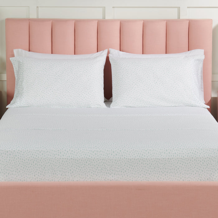 Ensemble de draps Mark 4 pièces de Kort & Co. pour grand lit - blue et blanc