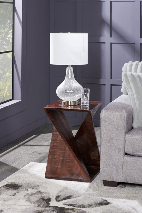 Table d'appoint Kelso de 16 po - acajou