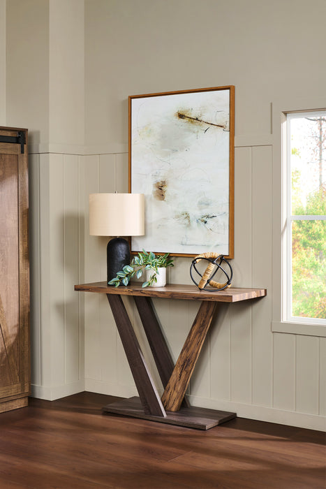 Table de salon moderne Kinsley de 47,25 po - bois brun foncé