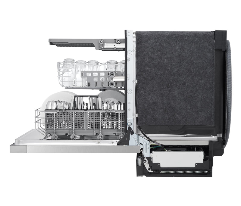 Lave-vaisselle encastré LG à 50 dBA de 24 po avec commandes à l’avant et système Dynamic DryMC - acier inoxydable Smudge-ProofMD - LDFC3532S