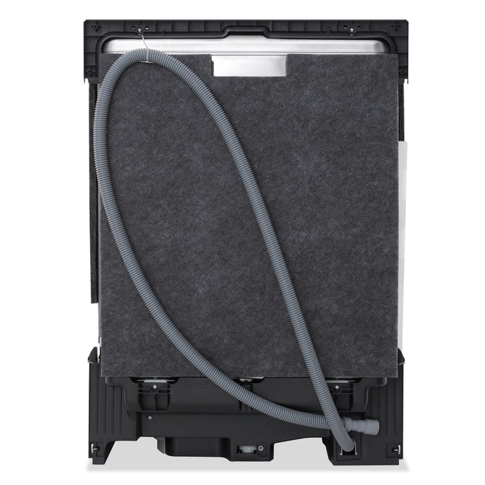 Lave-vaisselle intelligent encastré LG à 46 dBA de 24 po avec commandes sur le dessus et QuadWashMC - acier inoxydable noir Smudge-ProofMD - LDTS5552D