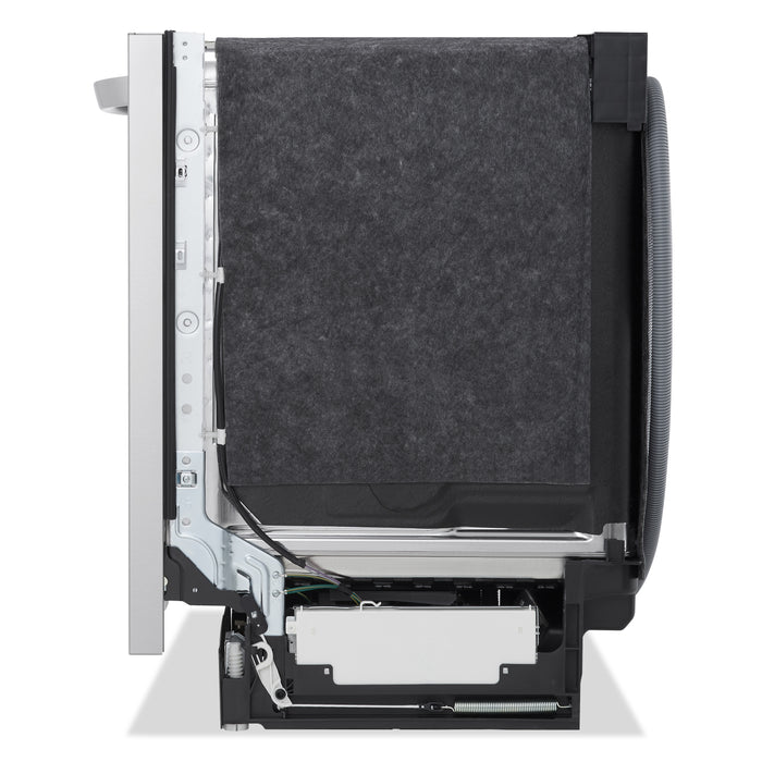 Lave-vaisselle intelligent encastré LG à 46 dBA de 24 po avec commandes sur le dessus et QuadWashMC - acier inoxydable Smudge-ProofMD - LDTS5552S