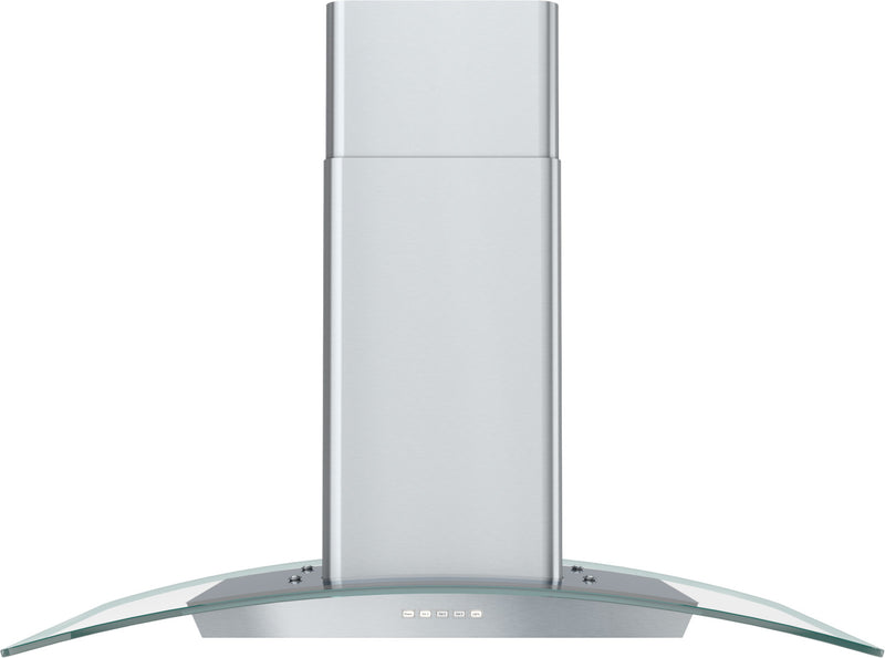 Hotte de cuisinière courbée Brisas par Zephyr de 36 po en verre - acier inoxydable - BMI-E36DG