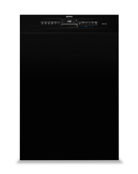 Lave-vaisselle Smeg avec commandes à l’avant - LSPU8643BL