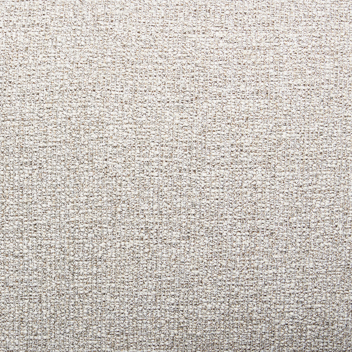 Lit plateforme rembourré Luka en tissu de polyester gris, moderne – format grand lit