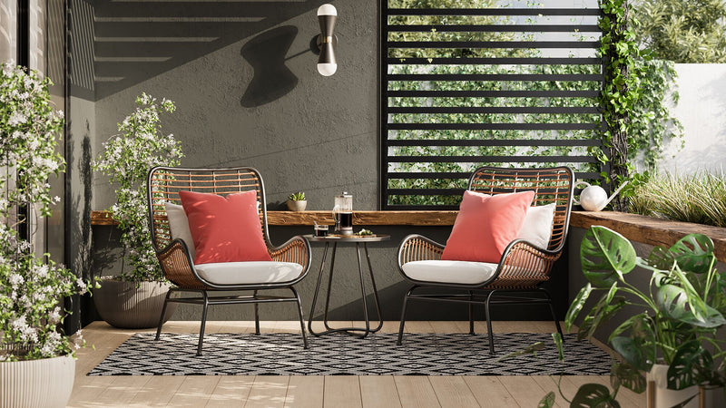 Coin-repas pour la terrasse Maki 3 pièces