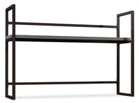 Crédence d’ordinateur Manhattan Gate de 60 po de qualité commerciale avec tablette - chêne mystique