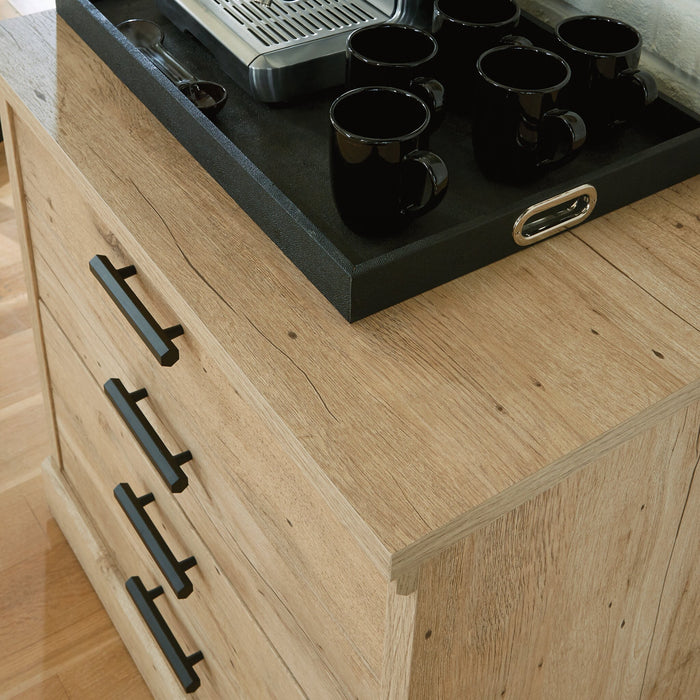 Classeur latéral Mason Peak de 31,26 po de qualité commerciale à 2 tiroirs - chêne clair