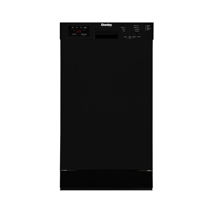 Lave-vaisselle encastré Danby de 18 po - noir - DDW18D1EB