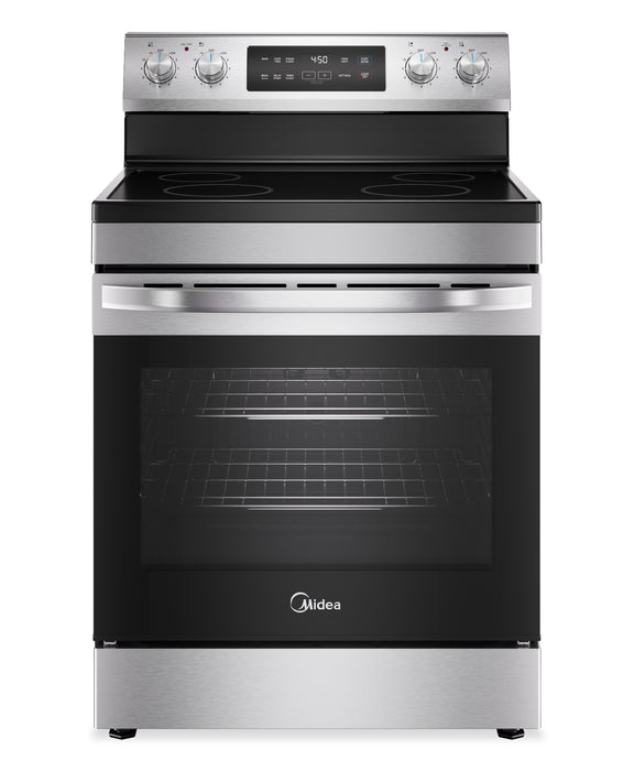 Cuisinière électrique Midea de 30 po et à capacité de 6,3 pi3 - MER30B14ASTC 