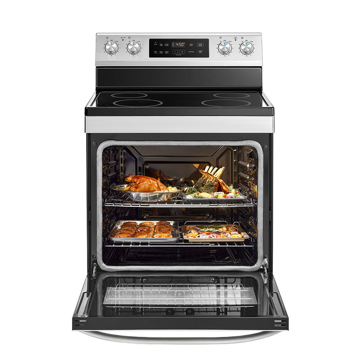 Cuisinière électrique Midea de 30 po et à capacité de 6,3 pi3 - MER30B14ASTC 