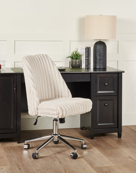 Chaise de bureau réglable Mink de Sealy de 26 po - crème