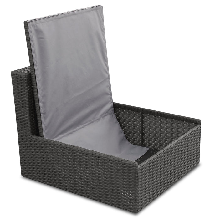 Ensemble Morris 5 pièces pour la terrasse avec rangement