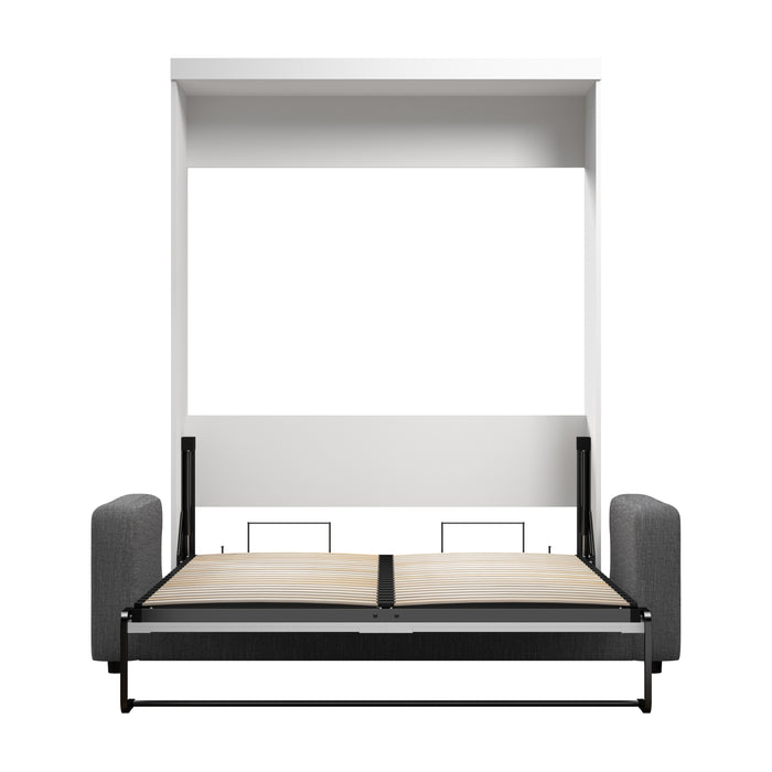 Grand lit escamotable Pur de Bestar avec sofa - blanc