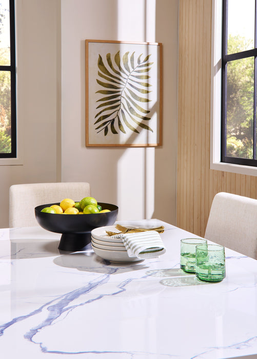 Œuvre d’art en lin encadrée « Green Botanical » - 25,5 po x 33,5 po