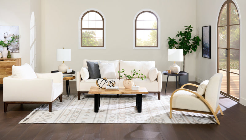 Table d'appoint ronde Nashik de 24 po - gris-brun